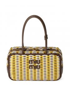 Miu Miu сумка-тоут Beau, коричневый