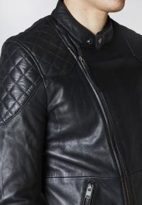 Кожаная куртка BADGER BIKER Bolongaro Trevor, черный