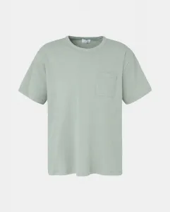 Мужская однотонная футболка с круглым вырезом Emidio Tucci, светло-зеленый