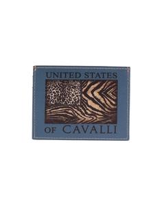 Кошелек Roberto Cavalli, серо-синий