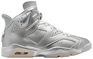 Кроссовки Paris Saint-Germain x Air Jordan 6 Retro, серебряный