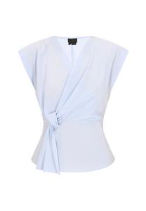 Блуза DreiMaster Klassik Classic Look, светло-голубой