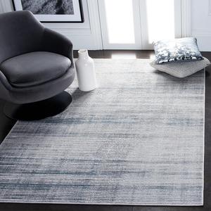 Ковер SAFAVIEH, 166 x 232 см, Orchard Collection, Grey & Blue, современный абстрактный дизайн, не линяет и прост в уходе, идеален для помещений с высокой проходимостью в гостиной, спальне (ORC661F)