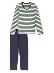 Пижама SCHIESSER Casual Essentials, зеленый