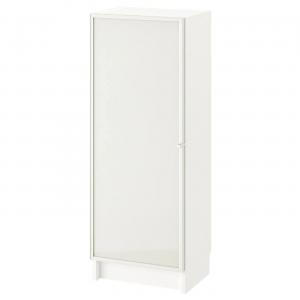 Книжный шкаф комбинация со стеклянными дверцами BILLY/HÖGBO IKEA, 40x30x106 см, белый