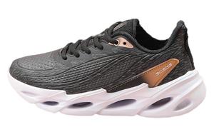 Низкие беговые кроссовки Women's устойчивые к скольжению и истиранию черный белый розовый Erke, розовый