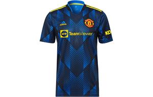 Футболка мужская Манчестер Юнайтед Театр Мечты синяя Adidas, синий