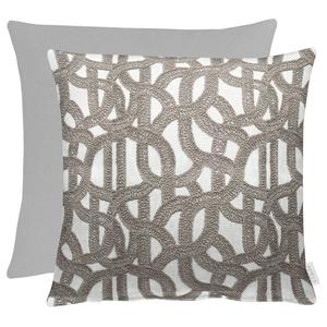 Декоративная подушка Apelt Rafia, смешанная ткань - серый - 45 х 45 см