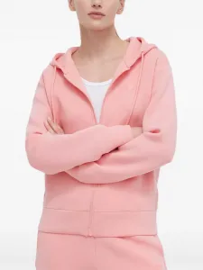 Худи на молнии Guess Usa, розовый