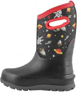 Детские непромокаемые сапоги BOGS унисекс Neo-Classic, черный