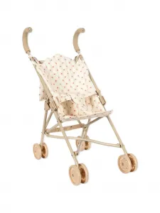 Коляска для кукол с цветочным принтом Konges Sløjd, бежевый