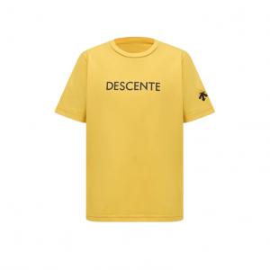 Тренировочная футболка SS24 для детей Descente, желтый/ye