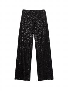 Pull&Bear Широкие брюки в черном цвете