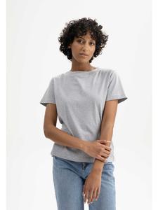 Футболка KHIRA в сером меланжевом цвете MELA