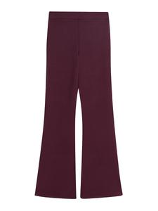 Расклешенные брюки Bershka, бургундия