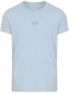 Футболка с принтом Maison Margiela, синий