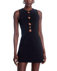 Хартли Вязаное платье Cult Gaia, синий