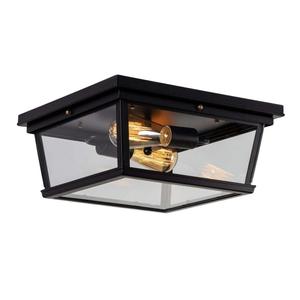 Потолочный светильник KOSILUM, 36x36x17,5 см, черный