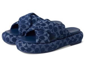 Сандалии COACH Penelope Signature C Sandals, цвет Deep Blue