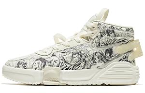 Erke Легкие женские кроссовки для скейтбординга с амортизацией ручной работы, белого и черного цветов