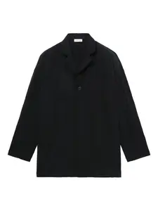 Пиджак с лацканами на одной пуговице Fear Of God, черный