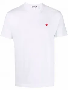 Футболка с круглым вырезом Comme Des Garçons Play, белый