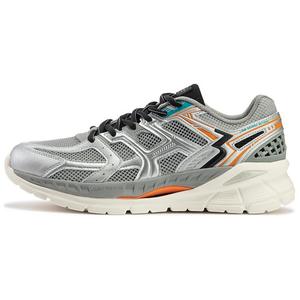 361° Абразивостойкие низкие беговые кроссовки мужские бело-серые - серебристо-белый/невидимый серый, цвет Silver White/Invisible Gray