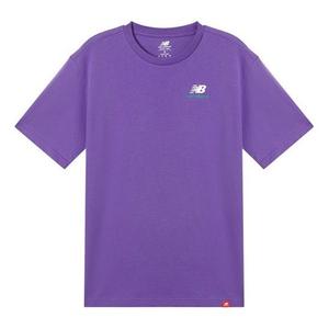 Футболка New Balance Unisex Embroidery Logo Round-neck Purple, фиолетовый