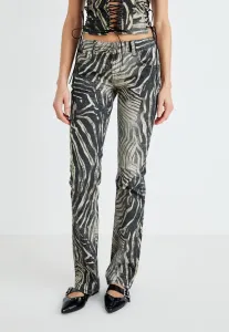 Джинсы cooper, узкий крой Jaded London, White/Black