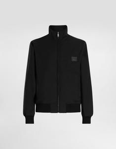 Жакет из шерстяного канваса Dolce & Gabbana, черный