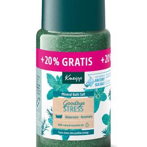 Кристаллы минеральной соли для ванн с розмарином и мятой, 600 г Kneipp Goodbye stress