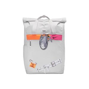 Nike Тойота Айду вышитая аппликация тканевый рюкзак унисекс светло-серебристый, Begonia Smile