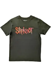 Футболка Adderall с принтом на спине Slipknot, зеленый