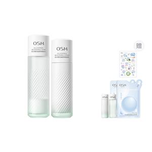 Набор для ухода за кожей с контролем жирности и осветлением успокаивающий, подтягивающий, увлажняющий 120 мл тоник + 100 мл эмульсия OSM