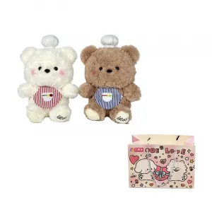 Ten Thousand Children's Music Шефская шапка розовый слюнявчик плюшевый мишка кукла