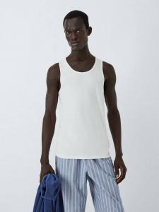 Ультрамягкий жилет из модала John Lewis, Pack of 2, Black/White