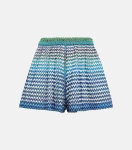 Зигзагообразные шорты Missoni, синий