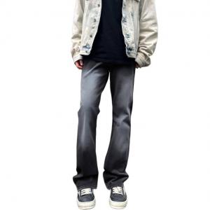 Джинсы Unisex Moderate Straight Fit ZIAREL, черный серый