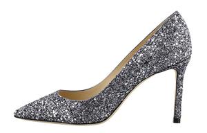 Туфли ROMY на тонком каблуке высотой 8,5 см, женские, серебристые Jimmy Choo, Original Shoe Box Included