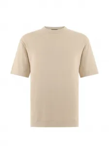 Футболка с круглым вырезом Boggi Milano, бежевый