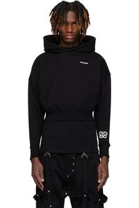 Толстовка с рукавами Teddy twins We11Done, черный