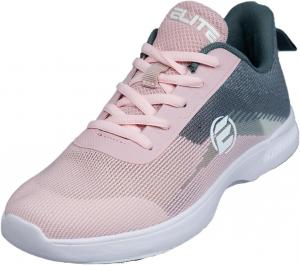 Женские боулинг туфли ELITE Dash, Удобные, Стильные, Спортивные профессиональные боулинг туфли, Доступны в различных размерах, Отлично подходят для лиги и тренировок, розовый/серый