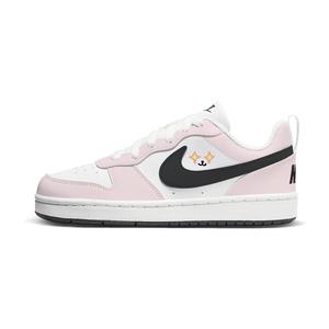 Nike Court Borough Pig's Hoof противоскользящие низкие детские скейтбординг кроссовки Pink Unisex