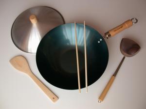 Набор сковородок Wok Taylor & Ng Natural с антипригарным покрытием, 12 дюймов, углеродистая сталь