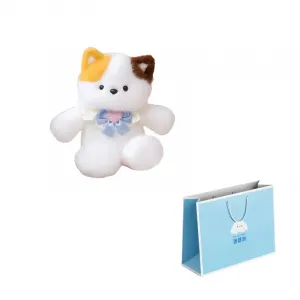 Милый котенок три цветка плюшевая кукла котенок 45см высота Nodding Bud Bug