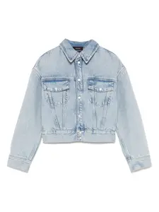 Укороченная джинсовая куртка WARDROBE.NYC, синий