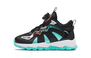 Детские кроссовки PS Mid-top черные/зеленые Anta Kids, зеленый