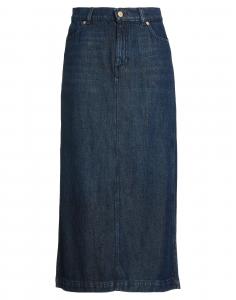 Джинсовая юбка 7 For All Mankind, синий