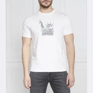 Футболка стандартного кроя Armani Exchange, белый