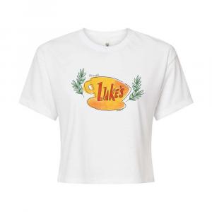 Укороченная футболка цвета кофе Gilmore Girls Luke для юниоров Disney, белый